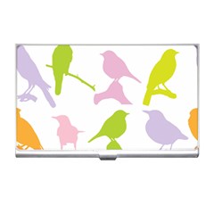 Birds Colourful Background Business Card Holder