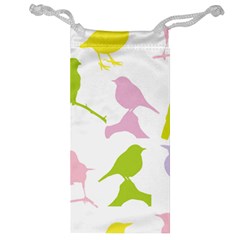 Birds Colourful Background Jewelry Bag