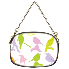 Birds Colourful Background Chain Purse (two Sides)