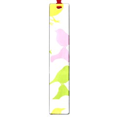 Birds Colourful Background Large Book Marks by HermanTelo