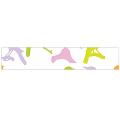 Birds Colourful Background Large Flano Scarf 