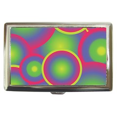 Background Colourful Circles Cigarette Money Case