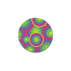 Background Colourful Circles Golf Ball Marker