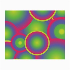 Background Colourful Circles Small Glasses Cloth