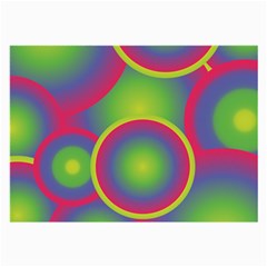 Background Colourful Circles Large Glasses Cloth