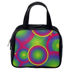 Background Colourful Circles Classic Handbag (one Side)