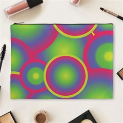 Background Colourful Circles Cosmetic Bag (xl)