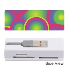 Background Colourful Circles Memory Card Reader (stick)