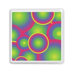 Background Colourful Circles Memory Card Reader (square)