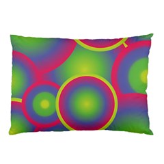 Background Colourful Circles Pillow Case (two Sides) by HermanTelo