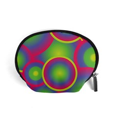 Background Colourful Circles Accessory Pouch (small)