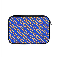 Blue Abstract Links Background Apple Macbook Pro 15  Zipper Case by HermanTelo