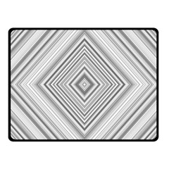 Black White Grey Pinstripes Angles Fleece Blanket (small) by HermanTelo