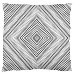 Black White Grey Pinstripes Angles Standard Flano Cushion Case (two Sides)