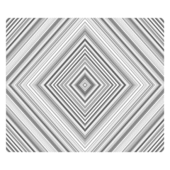 Black White Grey Pinstripes Angles Double Sided Flano Blanket (small)  by HermanTelo