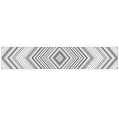 Black White Grey Pinstripes Angles Large Flano Scarf 