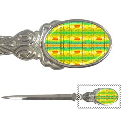 Birds Beach Sun Abstract Pattern Letter Opener by HermanTelo