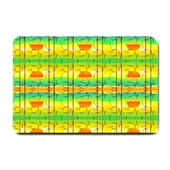 Birds Beach Sun Abstract Pattern Small Doormat 