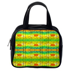 Birds Beach Sun Abstract Pattern Classic Handbag (one Side)