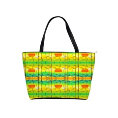 Birds Beach Sun Abstract Pattern Classic Shoulder Handbag