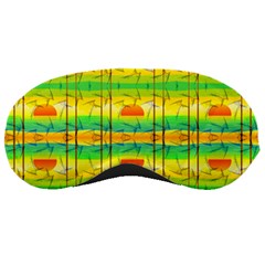 Birds Beach Sun Abstract Pattern Sleeping Mask