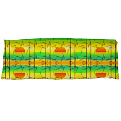 Birds Beach Sun Abstract Pattern Body Pillow Case (dakimakura)