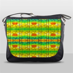 Birds Beach Sun Abstract Pattern Messenger Bag