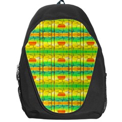 Birds Beach Sun Abstract Pattern Backpack Bag