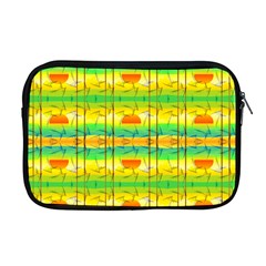 Birds Beach Sun Abstract Pattern Apple Macbook Pro 17  Zipper Case