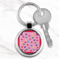 Cupcakes Food Dessert Celebration Key Chain (Round)