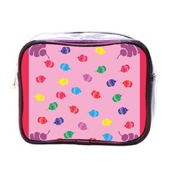 Cupcakes Food Dessert Celebration Mini Toiletries Bag (one Side)