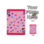 Cupcakes Food Dessert Celebration Playing Cards Double Sided (Mini) Front - Club6