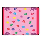 Cupcakes Food Dessert Celebration Double Sided Fleece Blanket (Small)  45 x34  Blanket Front