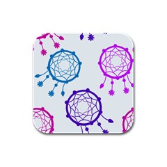 Star Rubber Square Coaster (4 Pack)  by HermanTelo