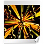 Clef Golden Music Canvas 8  x 10  8.15 x9.66  Canvas - 1