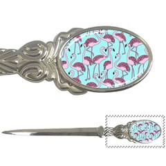 Flemish Rosa Birds Nature Fauna Flamenco Letter Opener by HermanTelo