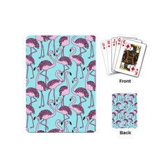 Flemish Rosa Birds Nature Fauna Flamenco Playing Cards (mini)