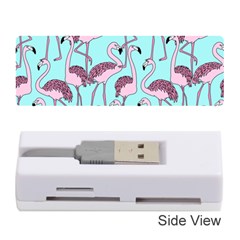 Flemish Rosa Birds Nature Fauna Flamenco Memory Card Reader (stick)