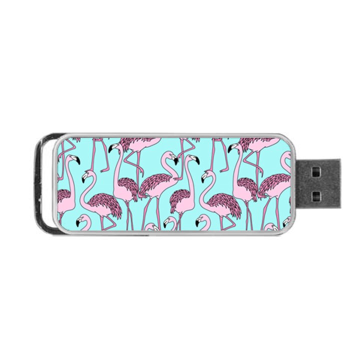 Flemish Rosa Birds Nature Fauna Flamenco Portable USB Flash (One Side)