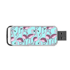 Flemish Rosa Birds Nature Fauna Flamenco Portable Usb Flash (two Sides) by HermanTelo