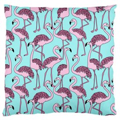 Flemish Rosa Birds Nature Fauna Flamenco Standard Flano Cushion Case (two Sides)