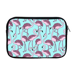 Flemish Rosa Birds Nature Fauna Flamenco Apple Macbook Pro 17  Zipper Case by HermanTelo