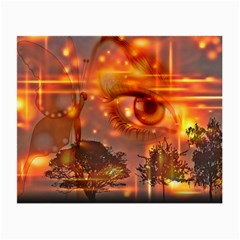 Eye Butterfly Evening Sky Small Glasses Cloth