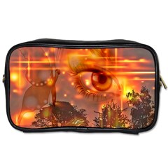 Eye Butterfly Evening Sky Toiletries Bag (two Sides)