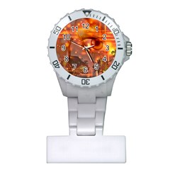 Eye Butterfly Evening Sky Plastic Nurses Watch