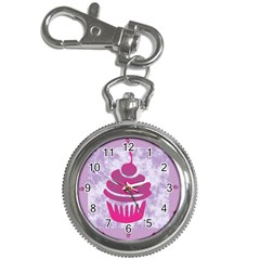 Cupcake Food Purple Dessert Baked Key Chain Watches by HermanTelo