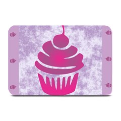 Cupcake Food Purple Dessert Baked Plate Mats by HermanTelo