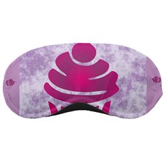 Cupcake Food Purple Dessert Baked Sleeping Mask