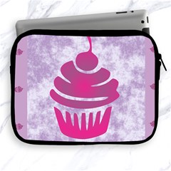 Cupcake Food Purple Dessert Baked Apple Ipad 2/3/4 Zipper Cases by HermanTelo