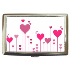 Heart Rosa Love Valentine Pink Cigarette Money Case